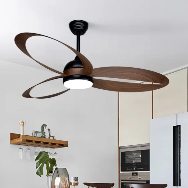 Ceiling Fan, 52-Inch, 3-Blade, LED, ABS - view 2