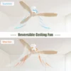 Ceiling Fan, 52-Inch, 60 W, Wood - view 4