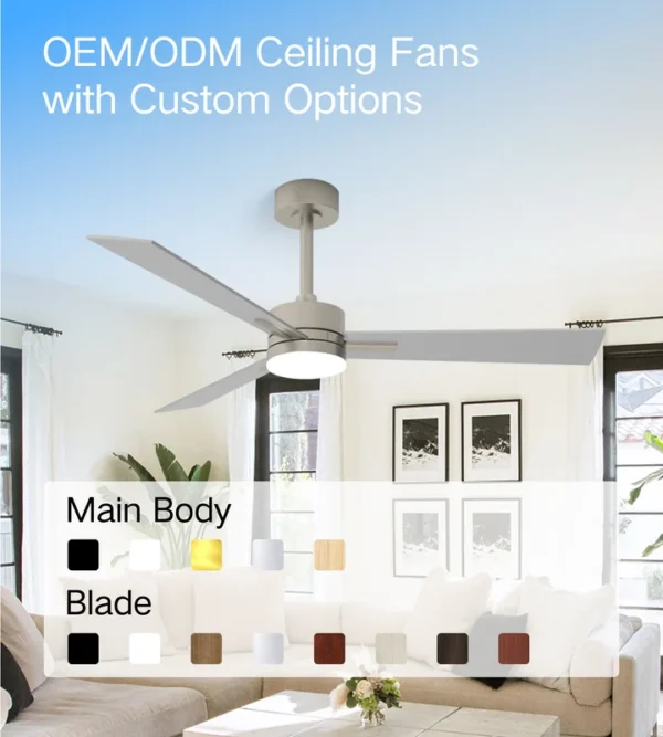 Ceiling Fan, 52-Inch, Copper, MDF - view 5