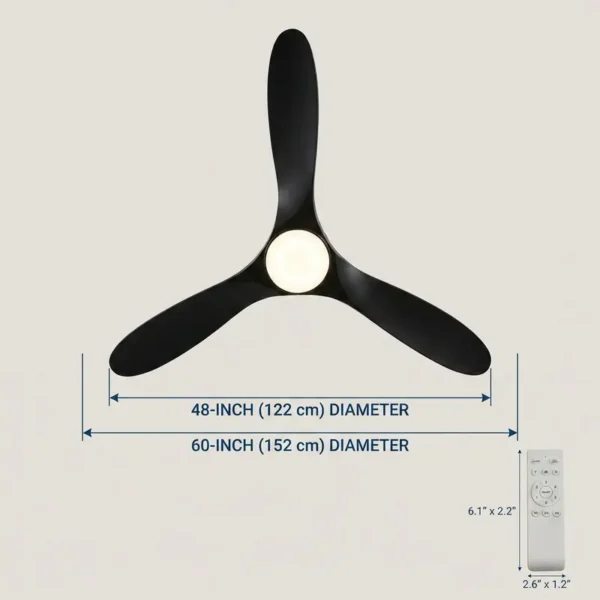 Ceiling Fan, 52-Inch, LED - view 4