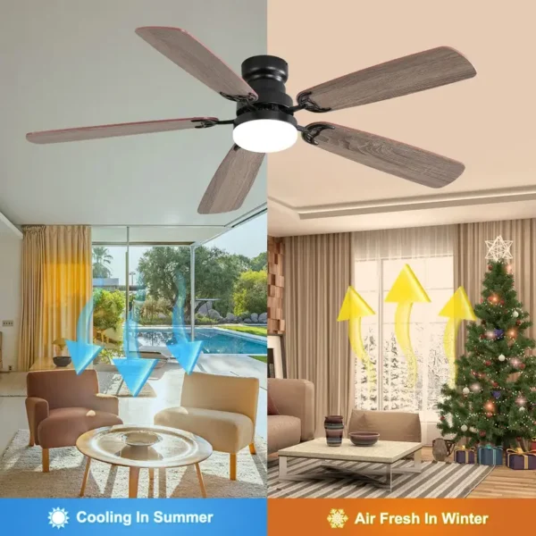 Ceiling Fan, 52-Inch, LED, 6-Speed - view 4