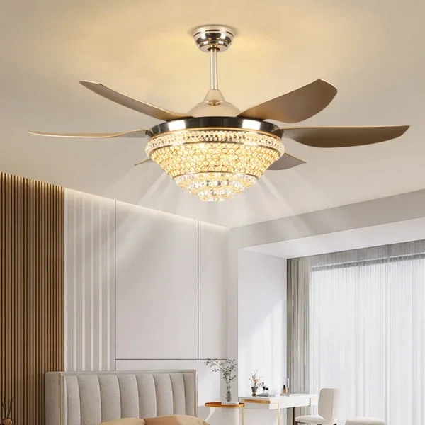 Ceiling Fan, 52-Inch, LED, ABS