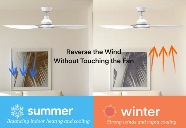 Ceiling Fan, 52-Inch, LED, ABS - view 5