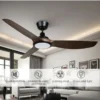 Ceiling Fan, 52-Inch, LED, ABS, 220V - view 4