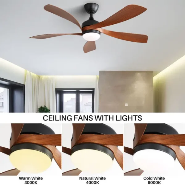 Ceiling Fan, 52-Inch, LED, ETL - view 4
