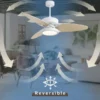 Ceiling Fan, 52-Inch, Plastic, LED, 6-Speed - view 6