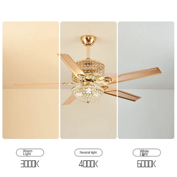 Ceiling Fan, 52", LED - view 3