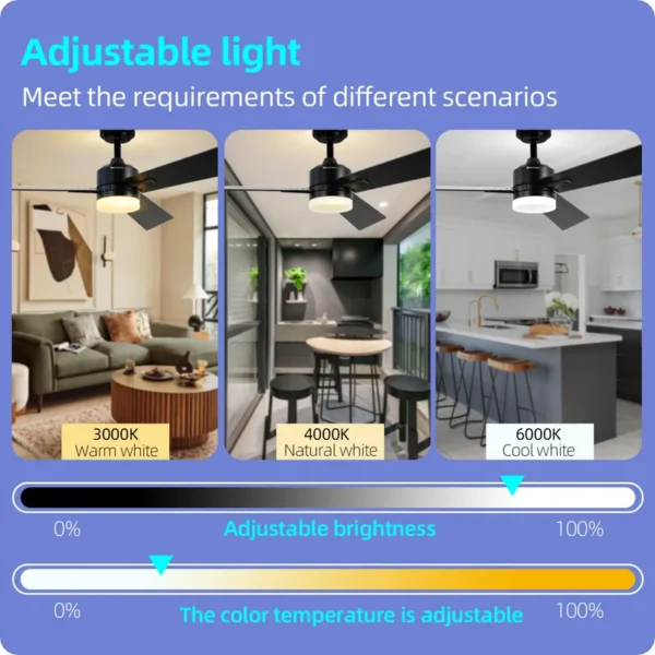 Ceiling Fan, 52Inch, APP - view 3
