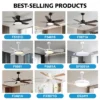 Ceiling Fan, 52Inch, FE+Plywood blade, F5131 - view 4