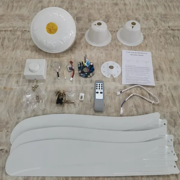 Ceiling Fan, 56'', Solar, Brushless - view 2