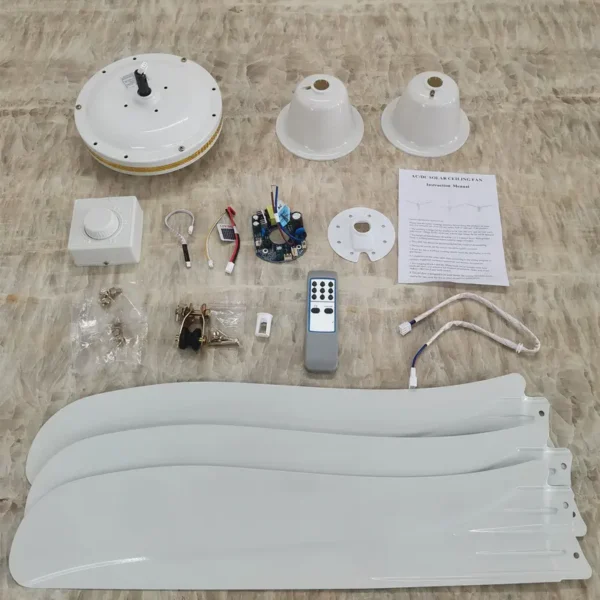 Ceiling Fan, 56'', Solar, Brushless - view 3