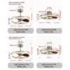 Ceiling Fan, 58W, 70W, Aluminum - view 3