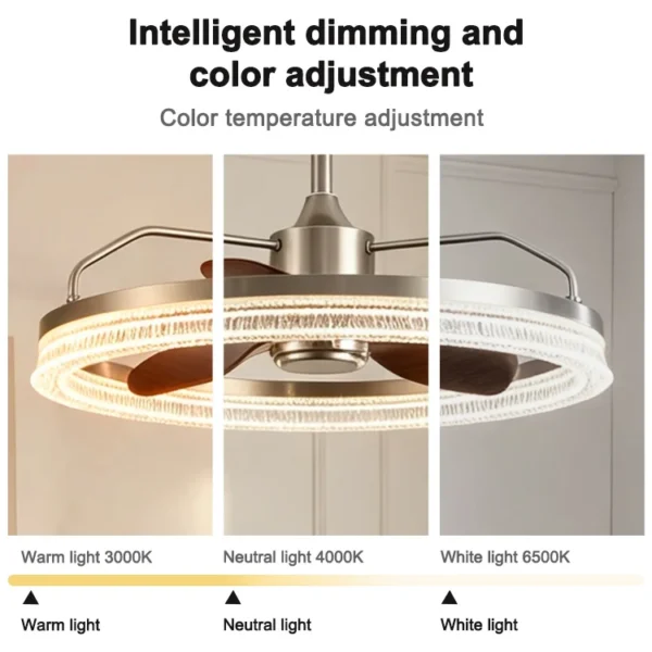 Ceiling Fan, 58W, 70W, Aluminum - view 4