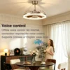 Ceiling Fan, 58W, 70W, Aluminum - view 6