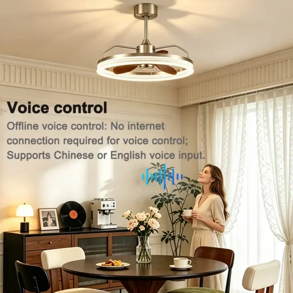Ceiling Fan, 58W, 70W, Aluminum - view 6