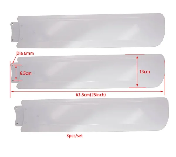 Ceiling Fan, 63.5cm, steel - view 4