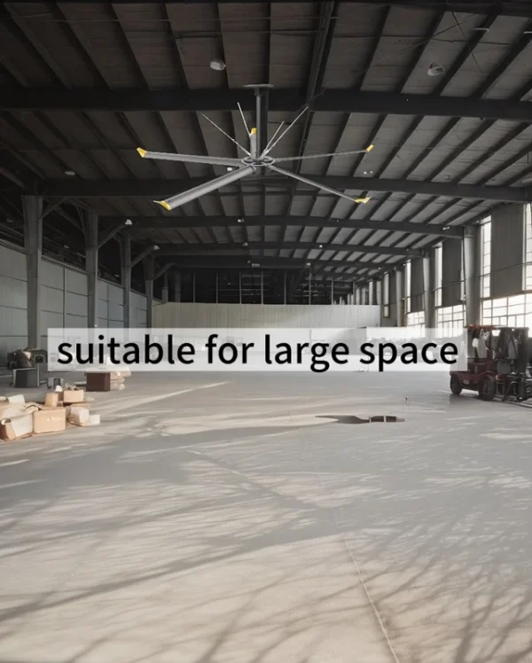 Ceiling Fan, 7ft, Aluminum, PMSM, HVLS - view 2