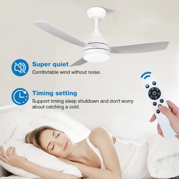 Ceiling Fan, ABS, 25-40, Plastic - view 3