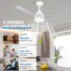 Ceiling Fan, ABS, 25-40, Plastic - view 4