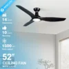 Ceiling Fan, ABS, 52OBS-106L