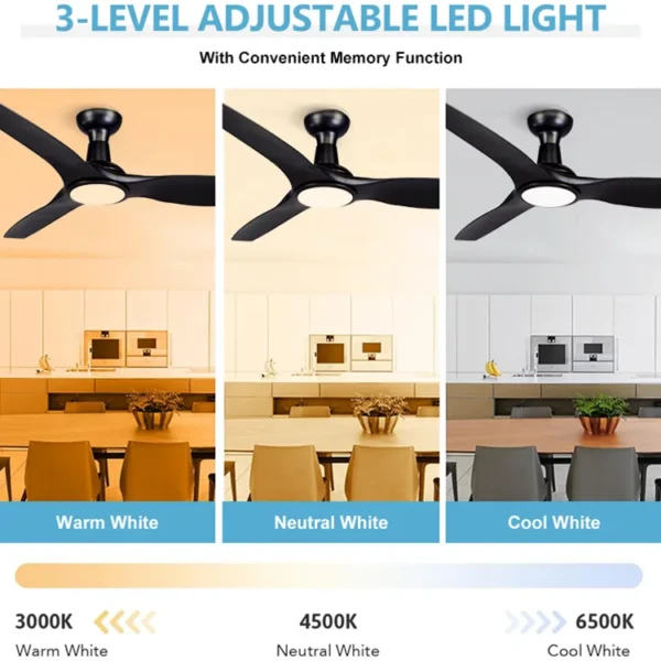 Ceiling Fan, ABS, 52OBS-106L - view 2