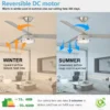 Ceiling Fan, ABS, 52OBS-1132L - view 3