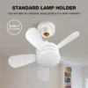 Ceiling Fan, ABS, E27, B22 - view 3