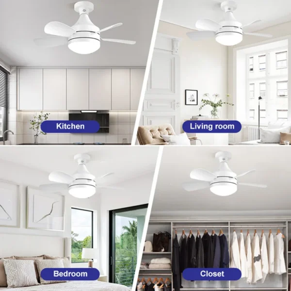 Ceiling Fan, ABS, E27, B22 - view 5