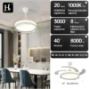 Ceiling Fan, Abs, HC-2686-WH-42 - view 6