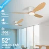 Ceiling Fan, ABS, LED