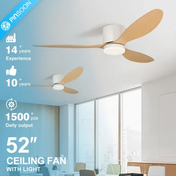 Ceiling Fan, ABS, LED