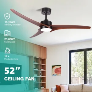 Ceiling Fan, ABS, LED