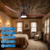 Ceiling Fan, ABS, LED