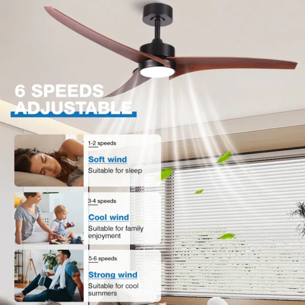 Ceiling Fan, ABS, LED - view 2