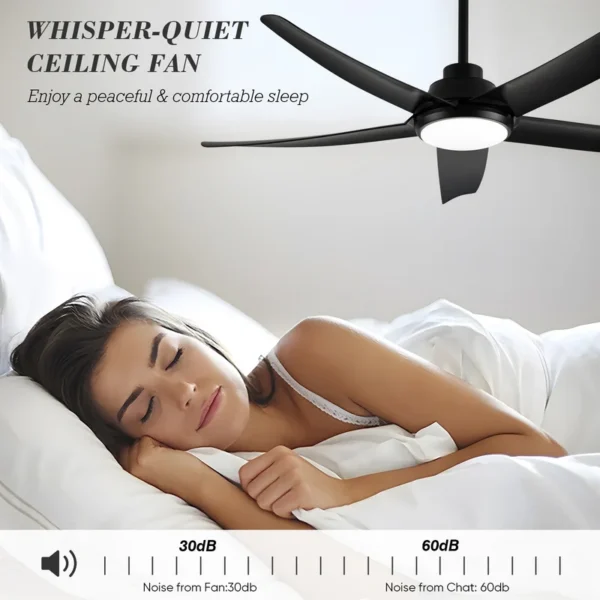 Ceiling Fan, ABS, Waterproof, BLDC, LED - view 4
