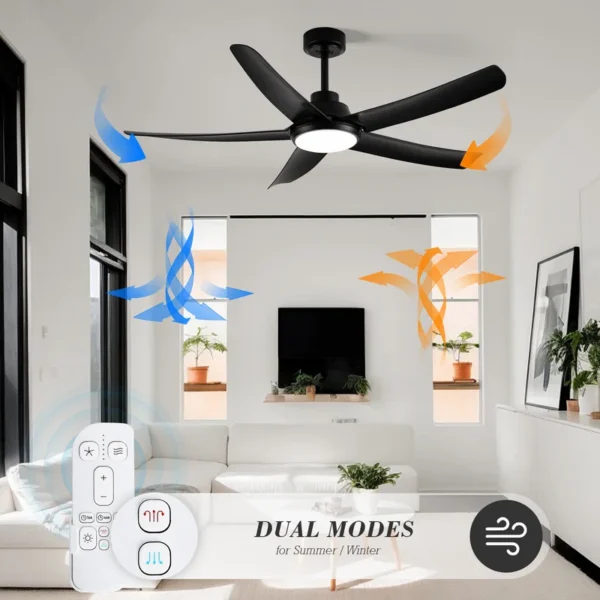 Ceiling Fan, ABS, Waterproof, BLDC, LED - view 5