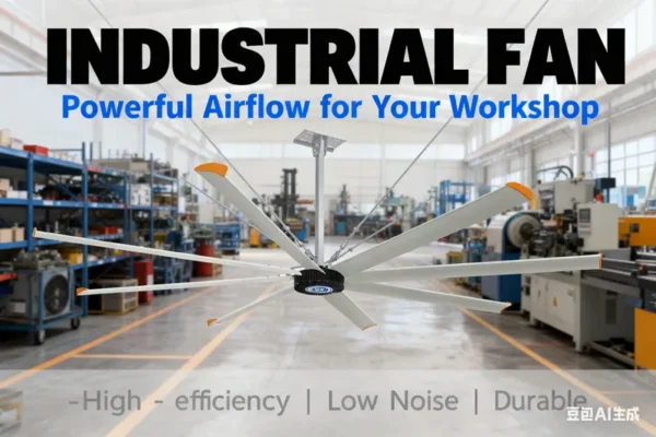 Ceiling Fan, ADF73, 24ft, Aluminum, DBA - view 6