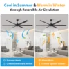 Ceiling Fan, Aluminum, 100 W, FE+Aluminum Blade - view 3