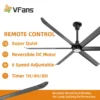 Ceiling Fan, Aluminum, 110 V, 100W