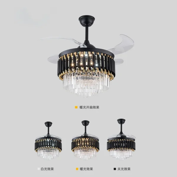 Ceiling Fan, Aluminum, LED, 42inch, 6-Speed - view 2