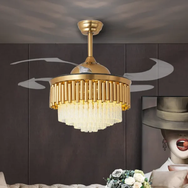 Ceiling Fan, Aluminum, LED, 42inch, 6-Speed - view 5
