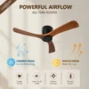 Ceiling Fan, APP, 35W, Wood+Metal - view 2