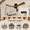 Ceiling Fan, APP, 35W, Wood+Metal - view 5
