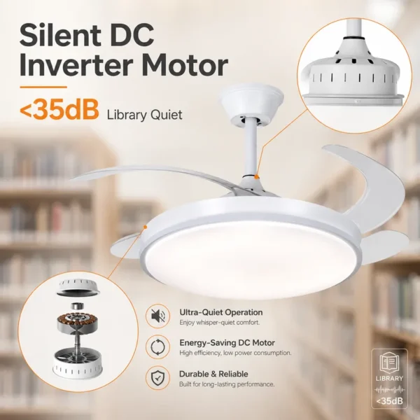 Ceiling Fan, APP, CCT, LED - view 4