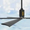 Ceiling Fan, AUSTAR, HVLC, Aluminum - view 3
