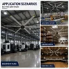 Ceiling Fan, BIOTE, HVLS, 3m, 10ft - view 4