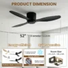 Ceiling Fan, BLDC, 30W, abs - view 2