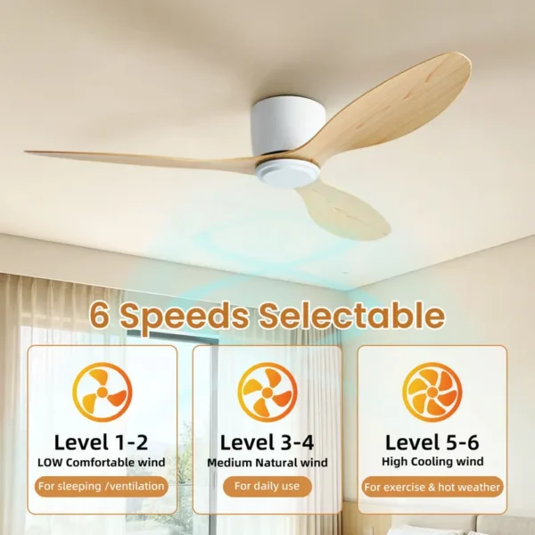 Ceiling Fan, BLDC, 30W, abs - view 4