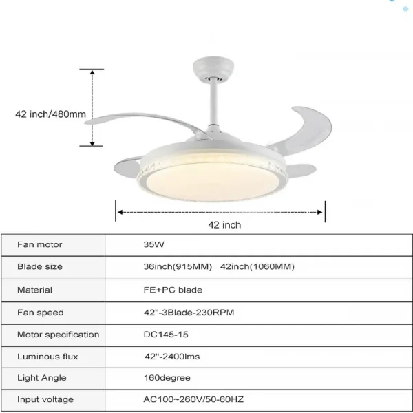 Ceiling Fan, BLDC, FSD8003 - view 2