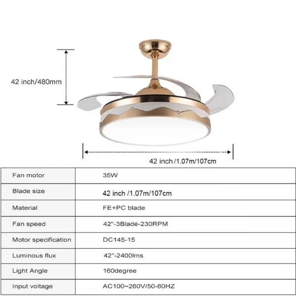 Ceiling Fan, BLDC, FSD8013 - view 2